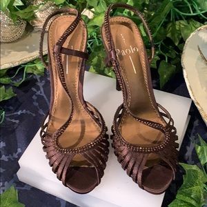 Linea Paolo Peep Toe Heels